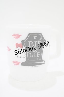 画像2: Q-pot. / RIP&LIPとおばけちゃんメラミン製マグカップ  オフ H-25-11-12-068-QP-ZA-KB-ZH