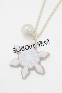 Q-pot. / スノーフレークシュガークッキーネックレス  ライトブルー H-25-11-12-074-QP-AC-KB-ZH