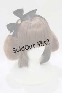 MILK / マカロンイヤーマフ  チョコ H-25-11-12-075-ML-AC-KB-ZH