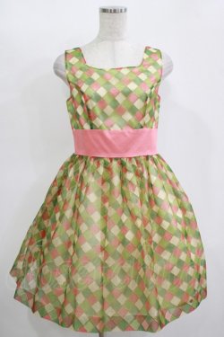 画像1: MILK / PRINCESSワンピ  グリーン H-25-11-12-008-ML-OP-KB-ZH