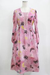 MILK / ジュリエットdress  プラムピンク H-25-11-12-015-ML-OP-KB-ZH