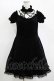 画像1: DARK IN LOVE / Star magic princess printed velvet dress XL ブラック H-25-11-12-018-PU-OP-KB-ZH (1)