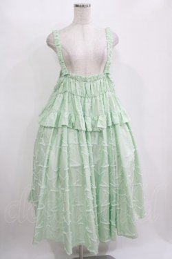 画像1: Candy Stripper / STAR JACQUARD DRESS  ミント H-25-11-12-002-PU-OP-KB-ZH