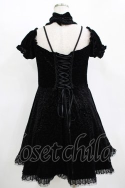 画像3: DARK IN LOVE / Star magic princess printed velvet dress XL ブラック H-25-11-12-018-PU-OP-KB-ZH