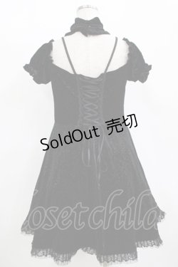 画像3: DARK IN LOVE / Star magic princess printed velvet dress XL ブラック H-25-11-12-018-PU-OP-KB-ZH