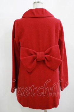 画像3: Emily Temple cute / バックリボンPコート  レッド H-25-11-12-023-ET-CO-KB-ZH