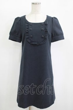 画像1: MILK / Maryドレス  ドットネイビー H-25-11-12-025-ML-OP-KB-ZH