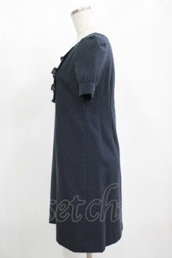 画像2: MILK / Maryドレス  ドットネイビー H-25-11-12-025-ML-OP-KB-ZH
