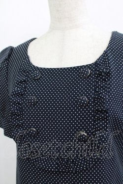 画像4: MILK / Maryドレス  ドットネイビー H-25-11-12-025-ML-OP-KB-ZH