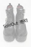 YOSUKE / 厚底ブーツ LL ブラック H-25-11-13-001-PU-SH-KB-ZH