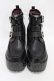 画像1: YOSUKE / 厚底ブーツ LL ブラック H-25-11-13-001-PU-SH-KB-ZH (1)