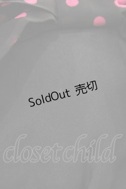 画像3: MILK / リボンドットキャミ  黒×ピンク H-25-11-13-038-ML-TO-KB-ZH