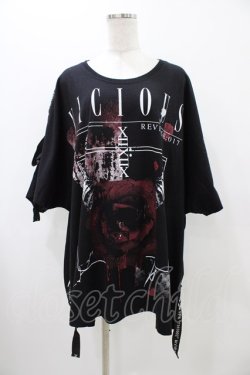 画像1: SEX POT ReVeNGe / プリントBIG TEE  ブラック H-25-11-13-041-SP-TO-KB-ZH