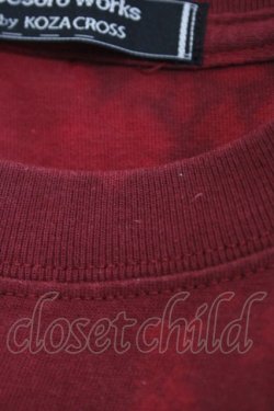 画像3: Desoro Works / Shoulder zip T-Shirt(Half) Tシャツ  レッド H-25-11-13-049-0-TO-KB-ZH