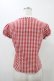 画像2: MILK / プリティーナブラウス  レッドギンガム H-25-11-13-050-ML-BL-KB-ZH (2)