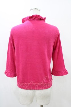 画像2: MILK / パールボタンフリルカーディガン  ピンク H-25-11-13-051-ML-TO-KB-ZH