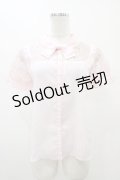 【SALE】MILK / チェリーウェブブラウス  ピンク H-25-11-13-053-ML-BL-KB-ZT470