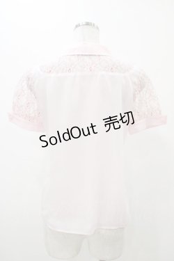 画像2: 【SALE】MILK / チェリーウェブブラウス  ピンク H-25-11-13-053-ML-BL-KB-ZT470