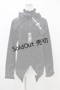 Deorart / プリントタイ付ブラウス  ブラック H-25-11-13-057-PU-BL-KB-ZH