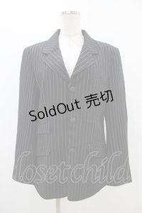 Deorart / ストライプジャケット M ブラックストライプ H-25-11-13-059-PU-JA-KB-ZH