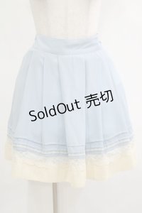 LODISPOTTO / 裾切替スカート M サックス H-25-11-13-1026-LO-SK-NS-ZH