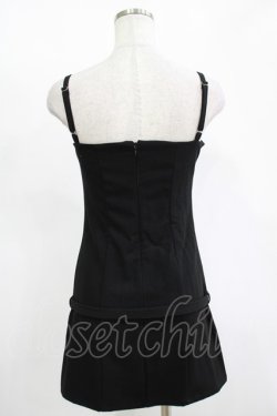 画像3: Melt the lady / skinny belt slit dress Free ブラック H-25-11-13-1028-PU-OP-NS-ZH