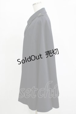 画像2: NO.S PROJECT / クロークコート M ネイビーストライプ H-25-11-13-1029-LO-CO-NS-ZH