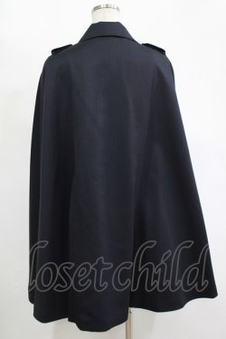 画像3: NO.S PROJECT / クロークコート M ネイビーストライプ H-25-11-13-1029-LO-CO-NS-ZH