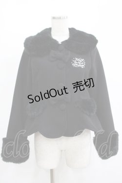 画像1: BABY,THE STARS SHINE BRIGHT / Betty Ribbonショートコート Free ブラック H-25-11-13-1030-BA-CO-NS-ZH