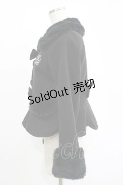 画像2: BABY,THE STARS SHINE BRIGHT / Betty Ribbonショートコート Free ブラック H-25-11-13-1030-BA-CO-NS-ZH