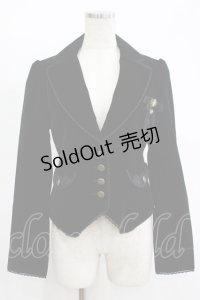 axes femme / ベロアジャケット M ブラック H-25-11-13-1032-AX-JA-NS-ZH