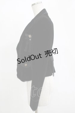 画像2: axes femme / ベロアジャケット M ブラック H-25-11-13-1032-AX-JA-NS-ZH