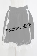 marcHenTica / はしごレースエプロン プリンセスサイズ ブラック H-25-11-13-1034-LO-SK-NS-ZH