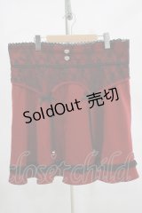 DearMyLoveWhip / リボンチャームガータースカート 6L ボルドー H-25-11-13-1035-PU-SK-NS-ZH