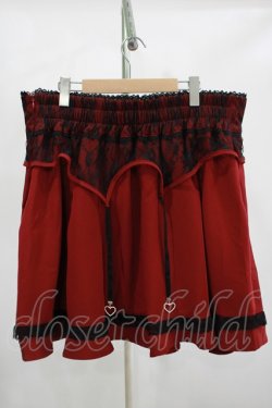 画像2: DearMyLoveWhip / リボンチャームガータースカート 6L ボルドー H-25-11-13-1035-PU-SK-NS-ZH