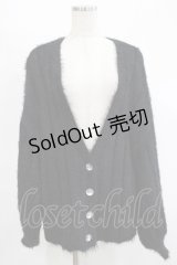 EATME / ゆるふわニットカーディガン Free ブラック H-25-11-13-1037-LO-TO-NS-ZH