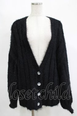 画像1: EATME / ゆるふわニットカーディガン Free ブラック H-25-11-13-1037-LO-TO-NS-ZH