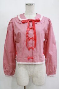 Heart E / うさみみブラウス Free レッド H-25-11-13-1039-LO-BL-NS-ZH