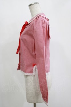 画像2: Heart E / うさみみブラウス Free レッド H-25-11-13-1039-LO-BL-NS-ZH