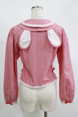 画像3: Heart E / うさみみブラウス Free レッド H-25-11-13-1040-LO-BL-NS-ZH