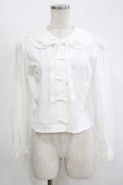 画像1: Heart E / うさみみブラウス Free オフ H-25-11-13-1043-LO-BL-NS-ZH