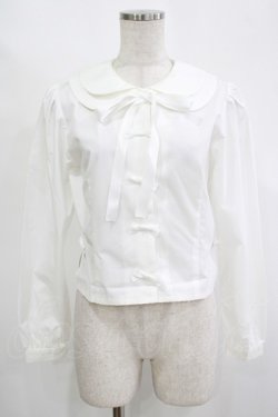 画像1: Heart E / うさみみブラウス Free オフ H-25-11-13-1045-LO-BL-NS-ZH