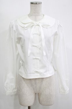 画像1: Heart E / うさみみブラウス Free オフ H-25-11-13-1046-LO-BL-NS-ZH