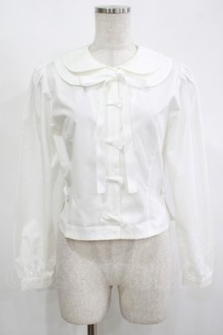 画像1: Heart E / うさみみブラウス Free オフ H-25-11-13-1047-LO-BL-NS-ZH