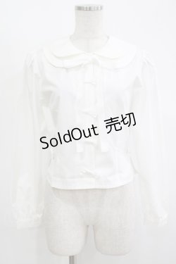 画像1: Heart E / うさみみブラウス Free オフ H-25-11-13-1047-LO-BL-NS-ZH