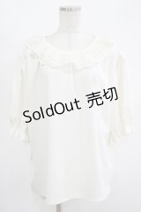 m petit by misako / レース襟プルオーバー 4L 生成り H-25-11-13-1049-LO-TO-NS-ZH