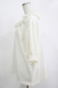 画像2: m petit by misako / レース襟プルオーバー 4L 生成り H-25-11-13-1049-LO-TO-NS-ZH