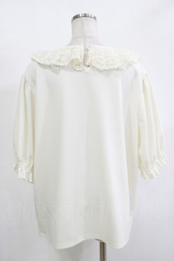 画像3: m petit by misako / レース襟プルオーバー 4L 生成り H-25-11-13-1049-LO-TO-NS-ZH