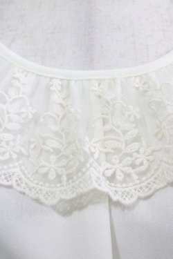 画像4: m petit by misako / レース襟プルオーバー 4L 生成り H-25-11-13-1049-LO-TO-NS-ZH