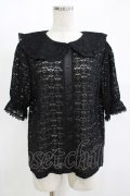 m petit by misako / TT* AOKレースブラウス LL ブラック H-25-11-13-1052-LO-BL-NS-ZH